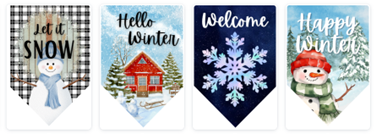 Choice of 4 Garden Flag designs