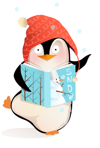 penguin reading