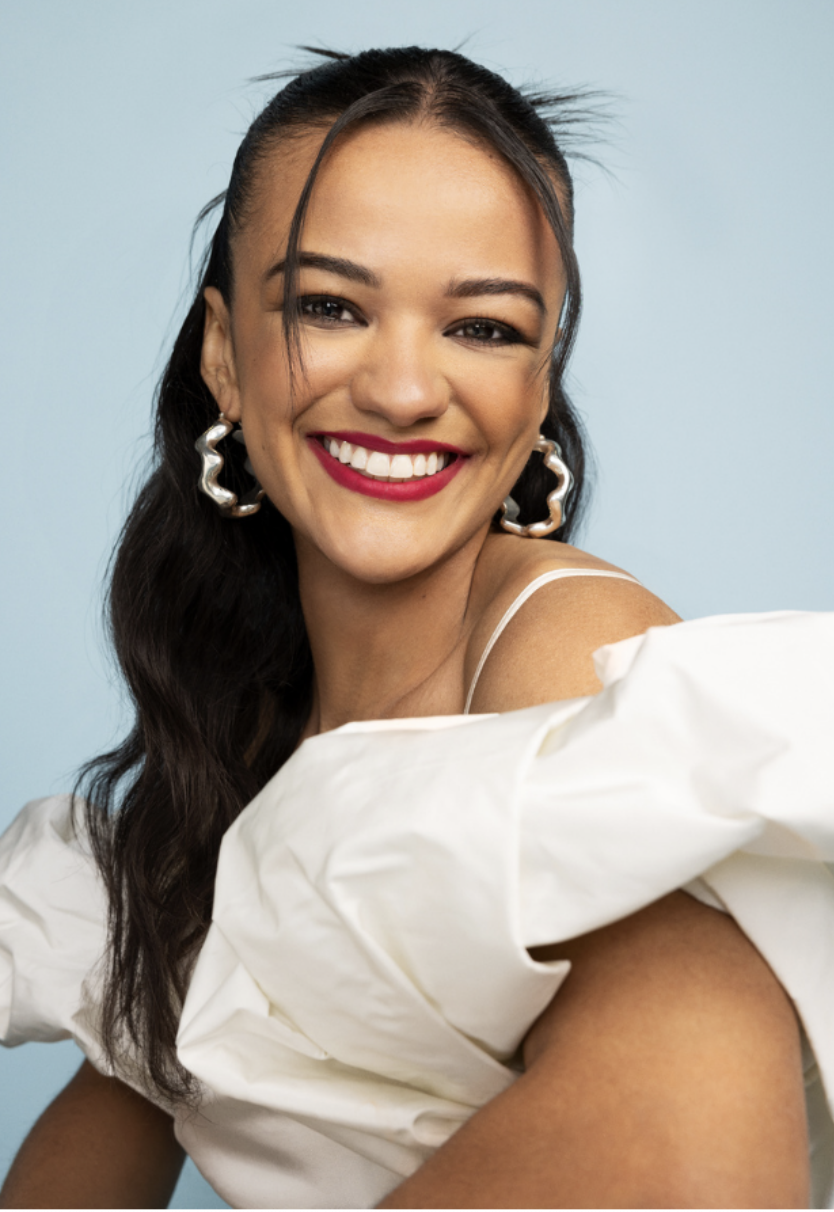 Picture of Marissa Bode in white dress